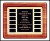 Perpetual Plaque with 12 Plates on Velour (14"x17")